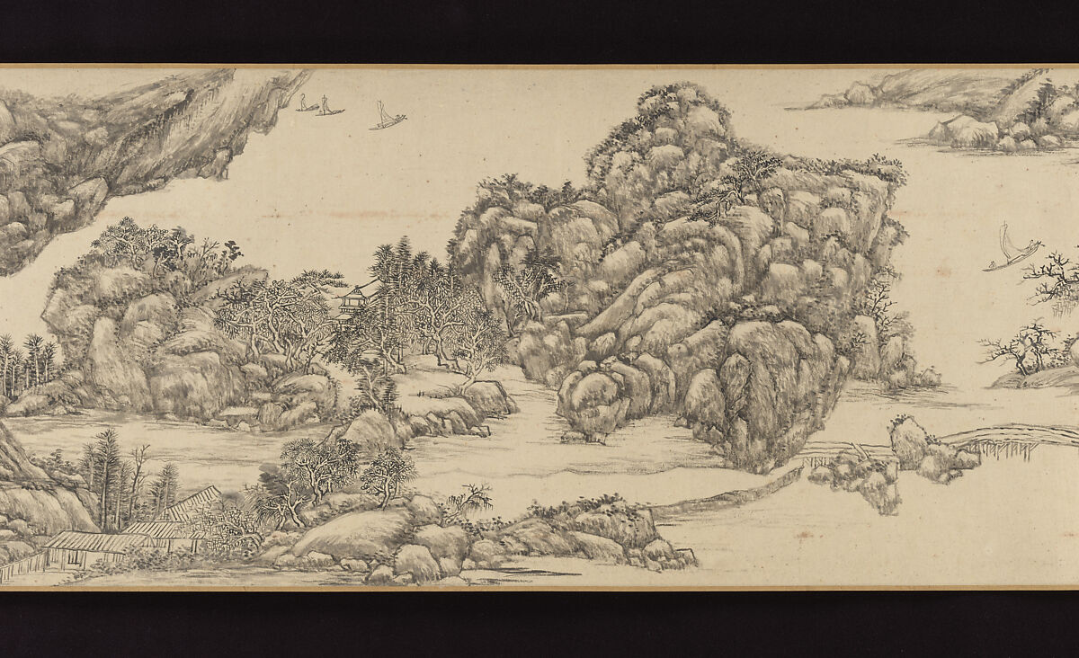 Streams and Mountains without End, Wang Yuanqi (Chinese, 1642–1715), Handscroll; ink on paper, China