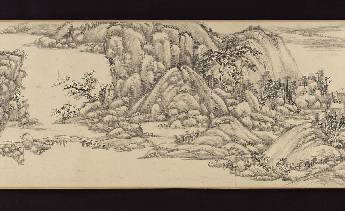 Streams and Mountains without End, Wang Yuanqi (Chinese, 1642–1715), Handscroll; ink on paper, China