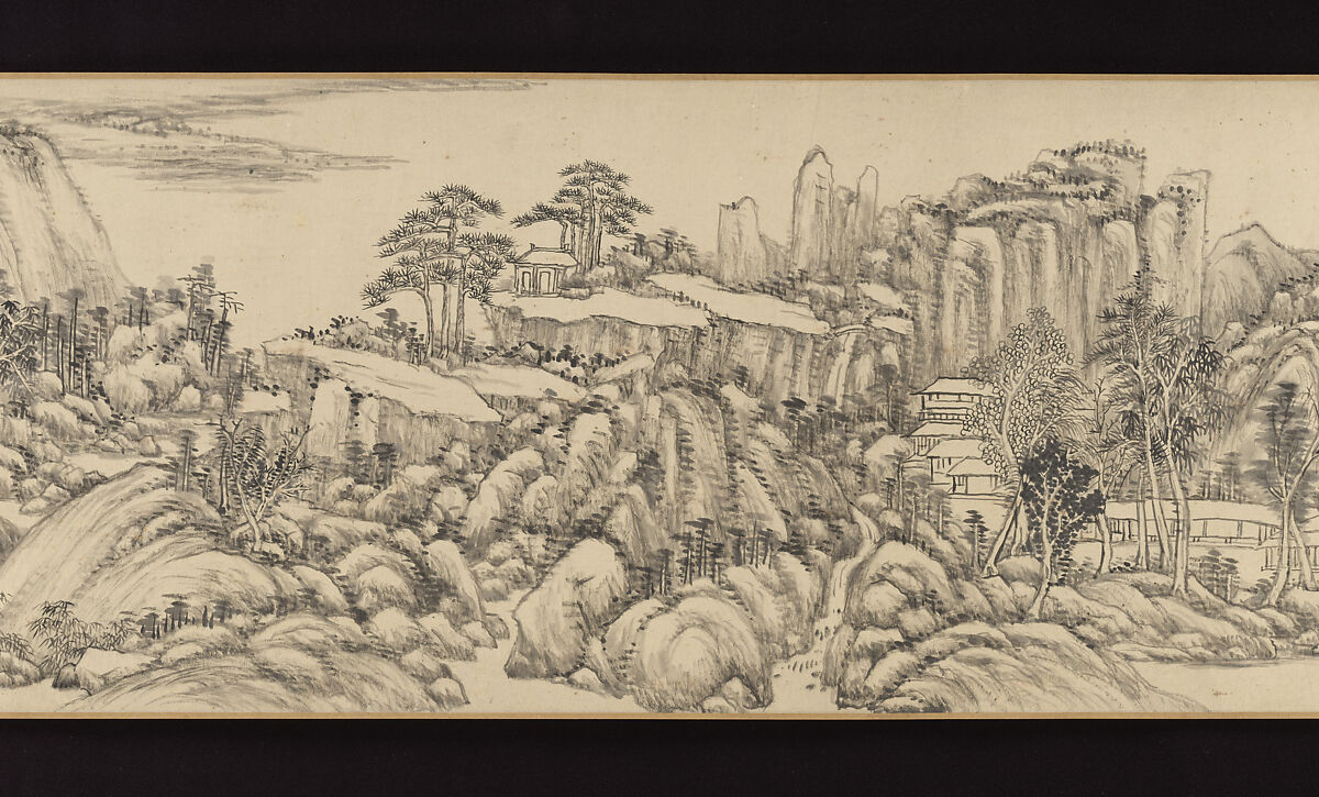 Streams and Mountains without End, Wang Yuanqi (Chinese, 1642–1715), Handscroll; ink on paper, China
