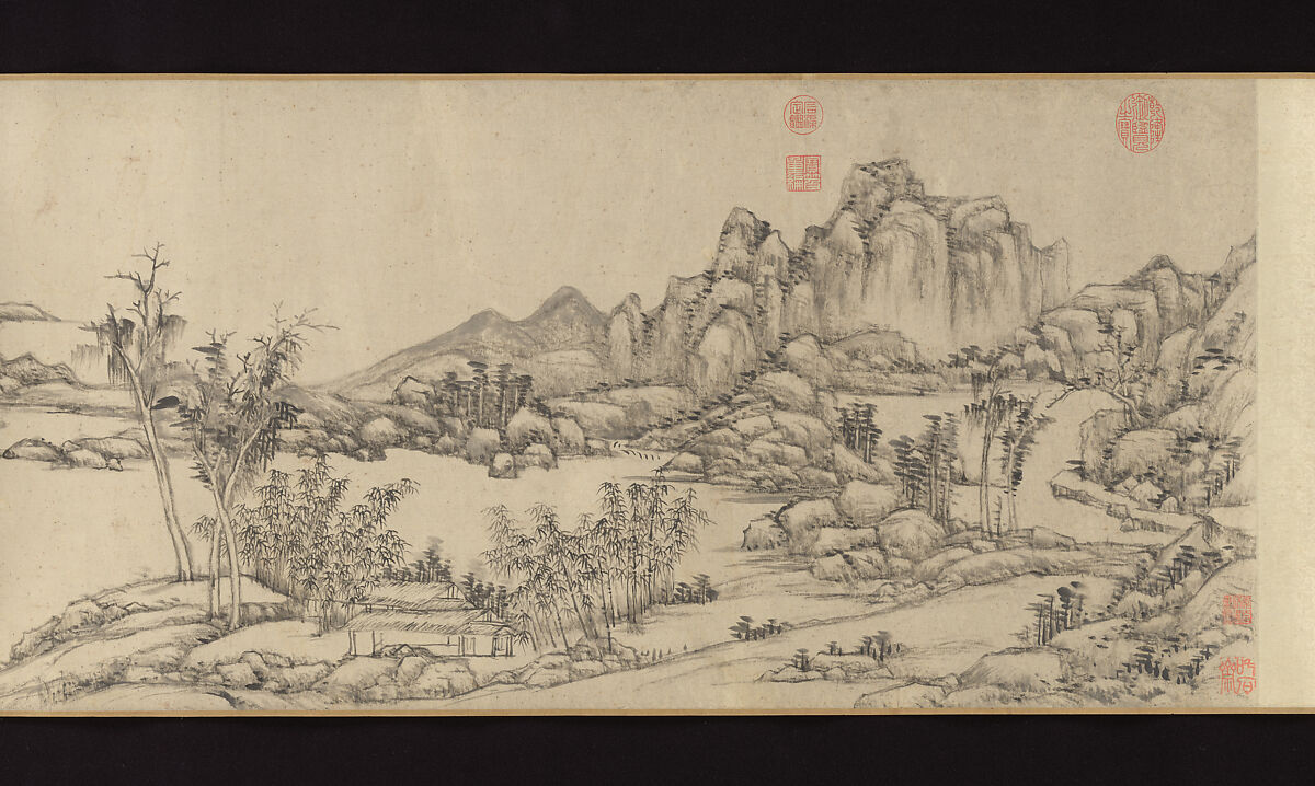 Streams and Mountains without End, Wang Yuanqi  Chinese, Handscroll; ink on paper, China