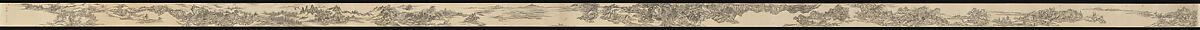 Streams and Mountains without End, Wang Yuanqi (Chinese, 1642–1715), Handscroll; ink on paper, China