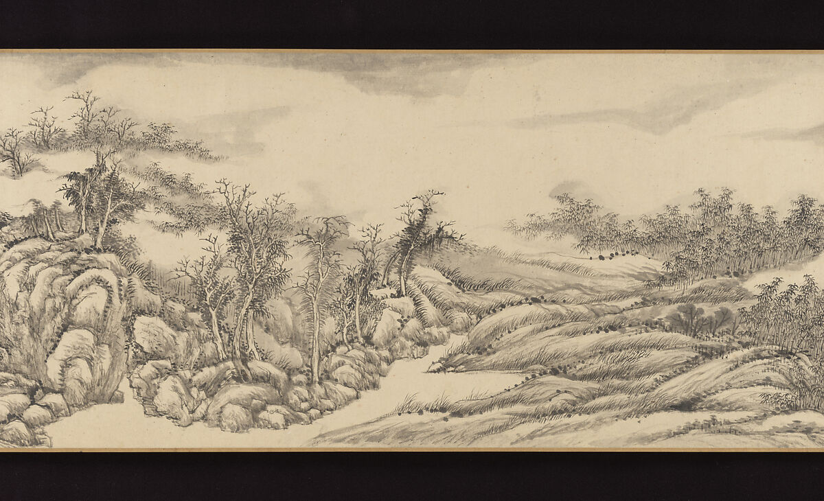 Streams and Mountains without End, Wang Yuanqi (Chinese, 1642–1715), Handscroll; ink on paper, China