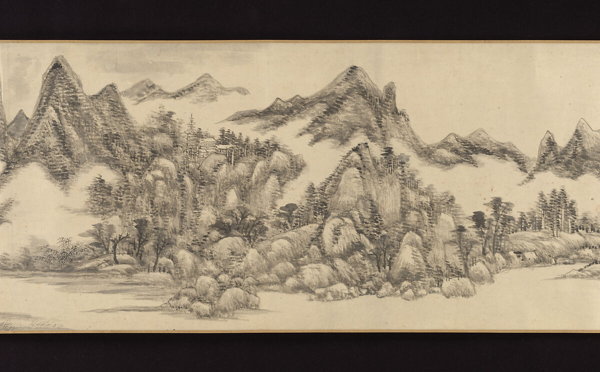 Streams and Mountains without End, Wang Yuanqi (Chinese, 1642–1715), Handscroll; ink on paper, China