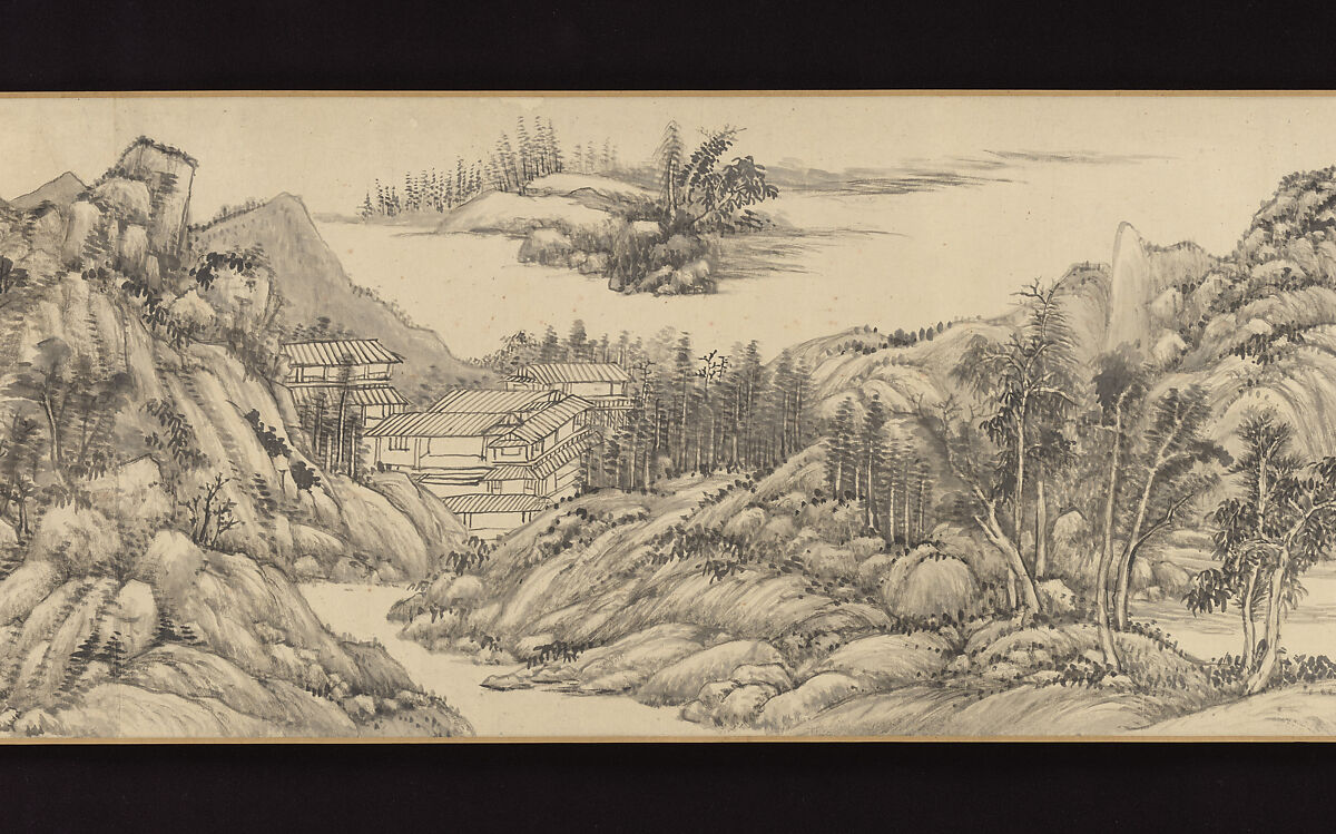 Streams and Mountains without End, Wang Yuanqi (Chinese, 1642–1715), Handscroll; ink on paper, China