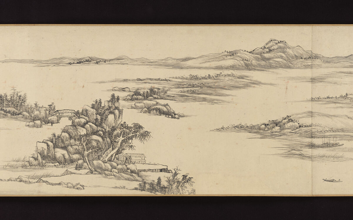 Streams and Mountains without End, Wang Yuanqi (Chinese, 1642–1715), Handscroll; ink on paper, China
