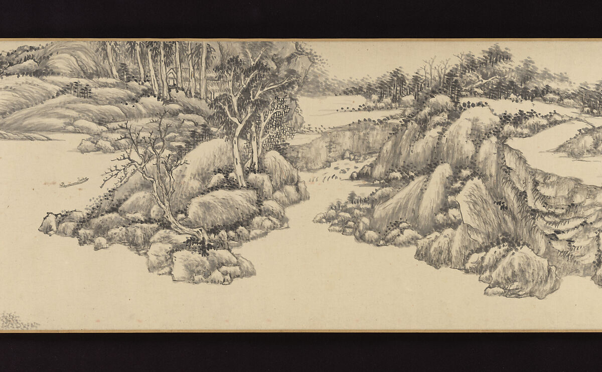Streams and Mountains without End, Wang Yuanqi (Chinese, 1642–1715), Handscroll; ink on paper, China
