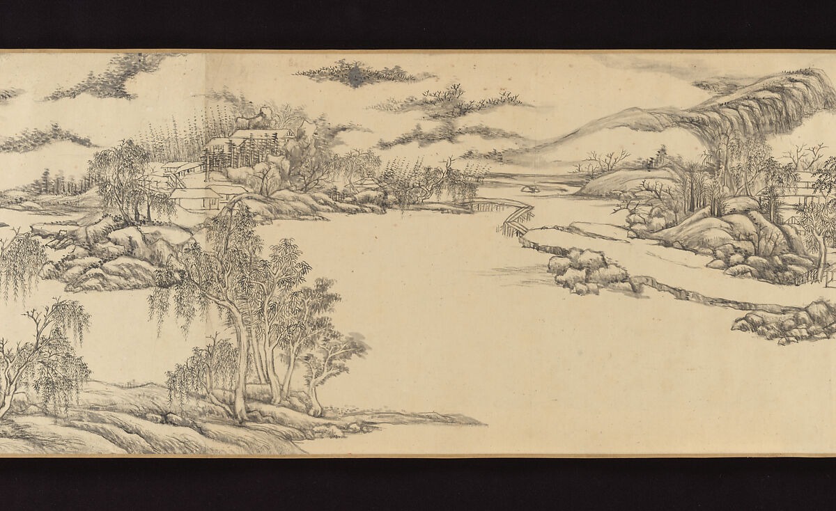 Streams and Mountains without End, Wang Yuanqi (Chinese, 1642–1715), Handscroll; ink on paper, China