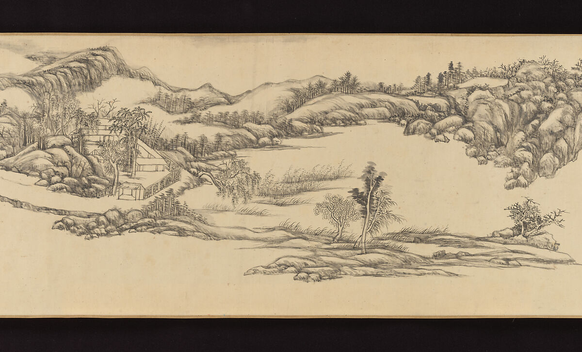 Streams and Mountains without End, Wang Yuanqi (Chinese, 1642–1715), Handscroll; ink on paper, China