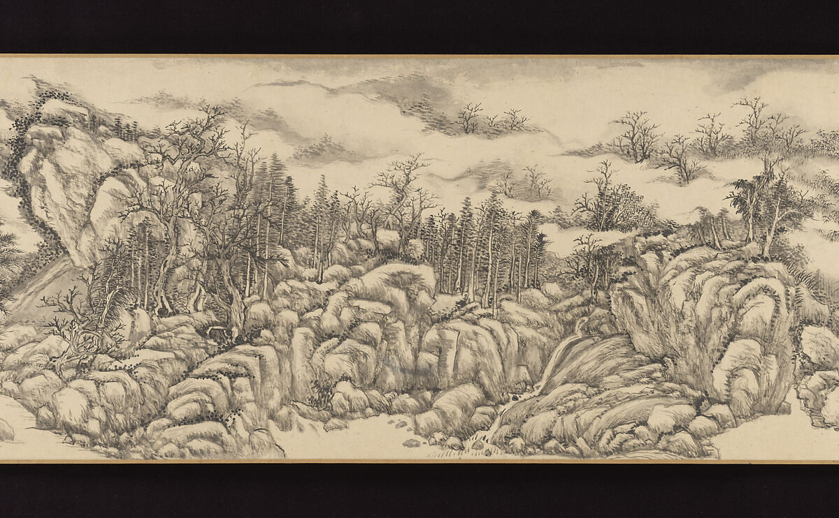Streams and Mountains without End, Wang Yuanqi (Chinese, 1642–1715), Handscroll; ink on paper, China