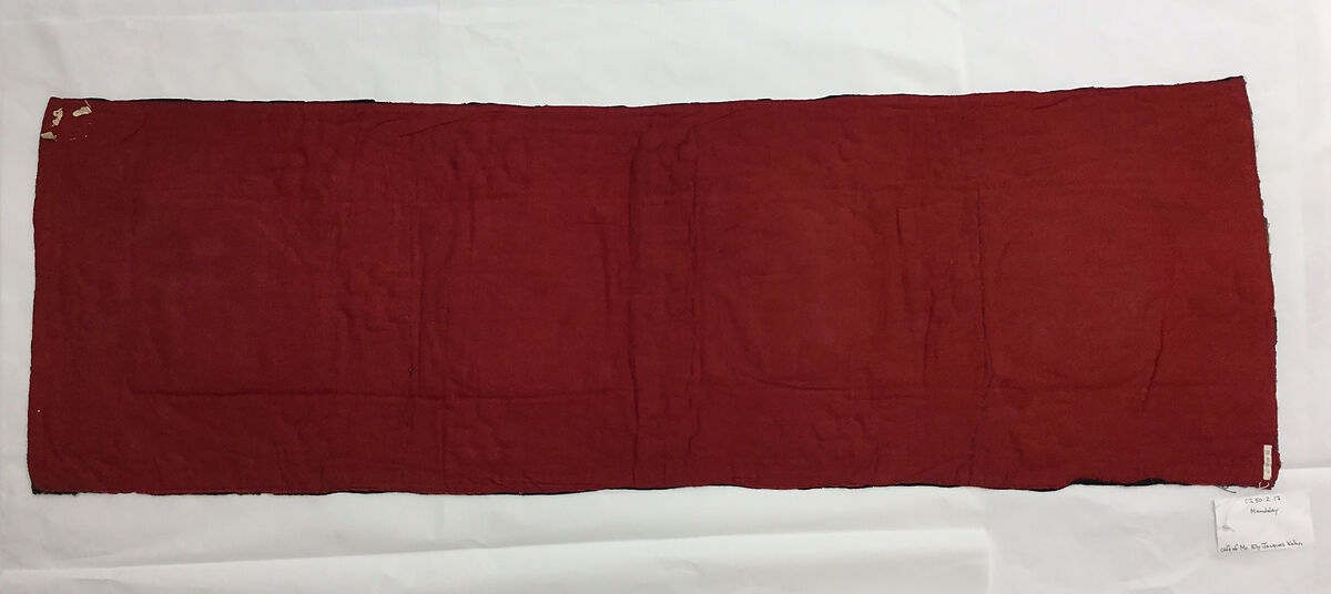 Textile, silk, cotton, metal, glass, Burma