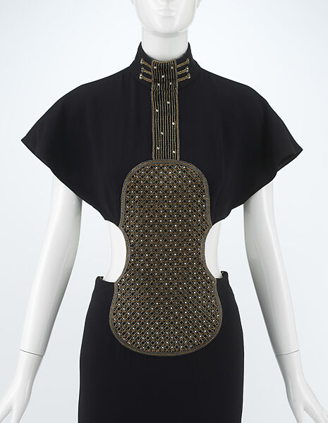 Dress, Chloé (French, founded 1952), silk, glass, metal, French