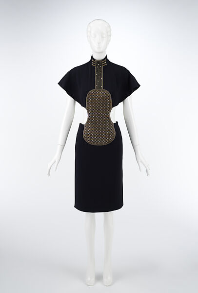 Dress, Chloé  French, silk, glass, metal, French