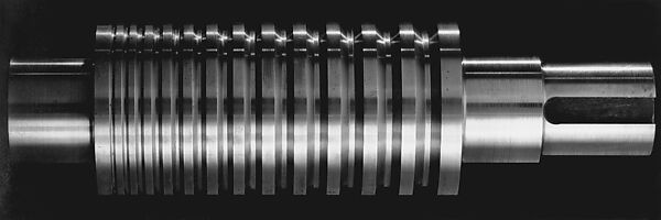 [Study of a Steel Thread], Hilla Becher (German, 1934–2015), Gelatin silver print 
