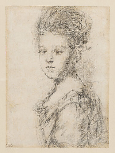 Study of a young girl
