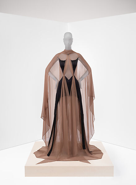 "Parfleche" Dress, Jamie Okuma (Enrolled member of the La Jolla Band of Mission Indians, Shoshone-Bannock, Wailaki, Luiseño, and Okinawan, born California, 1977), silk, synthetic, American