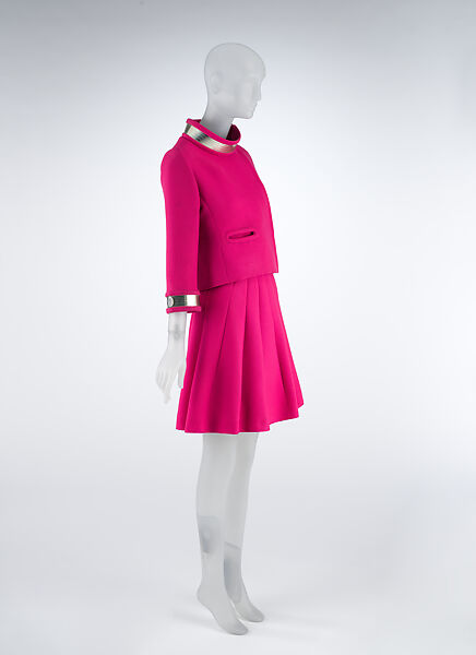 Ensemble, Pierre Cardin (French (born Italy), San Biagio di Callalta 1922–2020 Neuilly), wool, metal, French