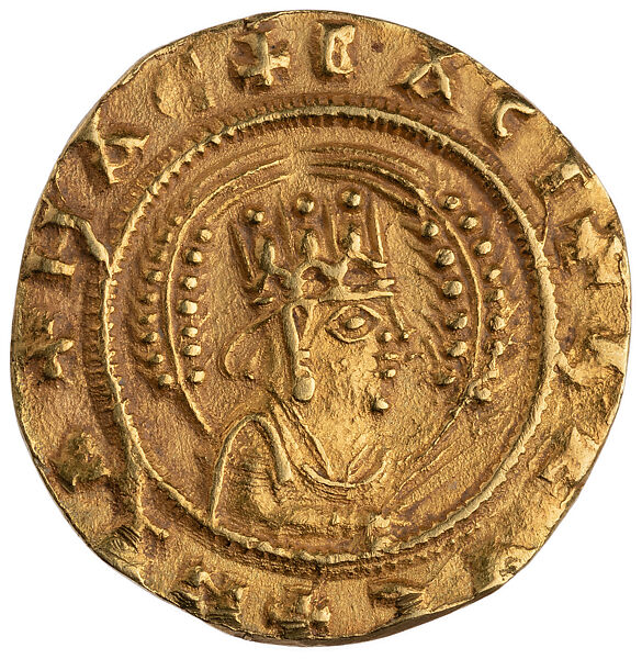 Coin of ʿEzana (AV.1 Type), Gold, Ethiopian (Aksum, Ethiopia) 