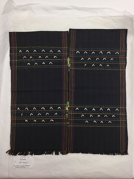 Blouse, Cotton, silk, seeds, Burma 