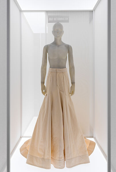 Trouser skirt, Evan Ducharme (Metis, born 1992), cotton, silk, synthetic, 
Metis 