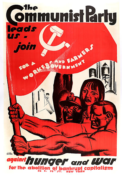 The Communist Party, Hugo Gellert (American (born Hungary), Budapest 1892–1985 New York), Lithograph 