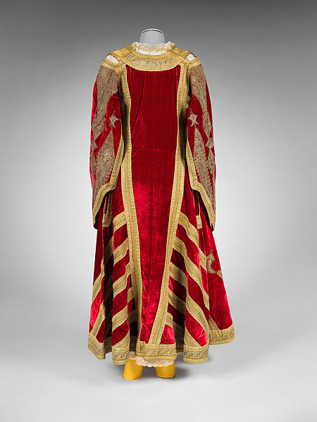 Wedding ensemble, silk, wool