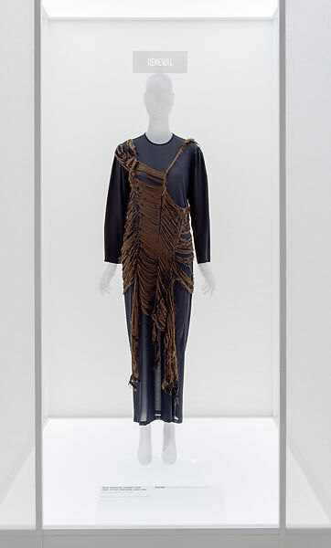 Dress, CDLM  American, polyester, viscose, silk
