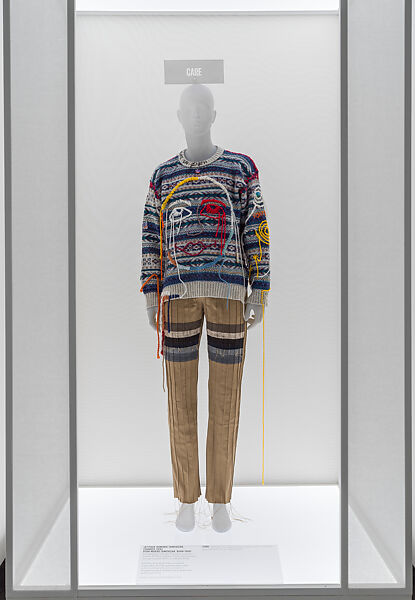 "Intergalactic Traveler" Sweater, Jetpack Hom(m)e, wool, cotton, acrylic; cotton, linen, polyester, nylon, wool