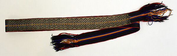 Ensemble, linen (?), wool, lace, metal, metallic thread, silk, European, Eastern