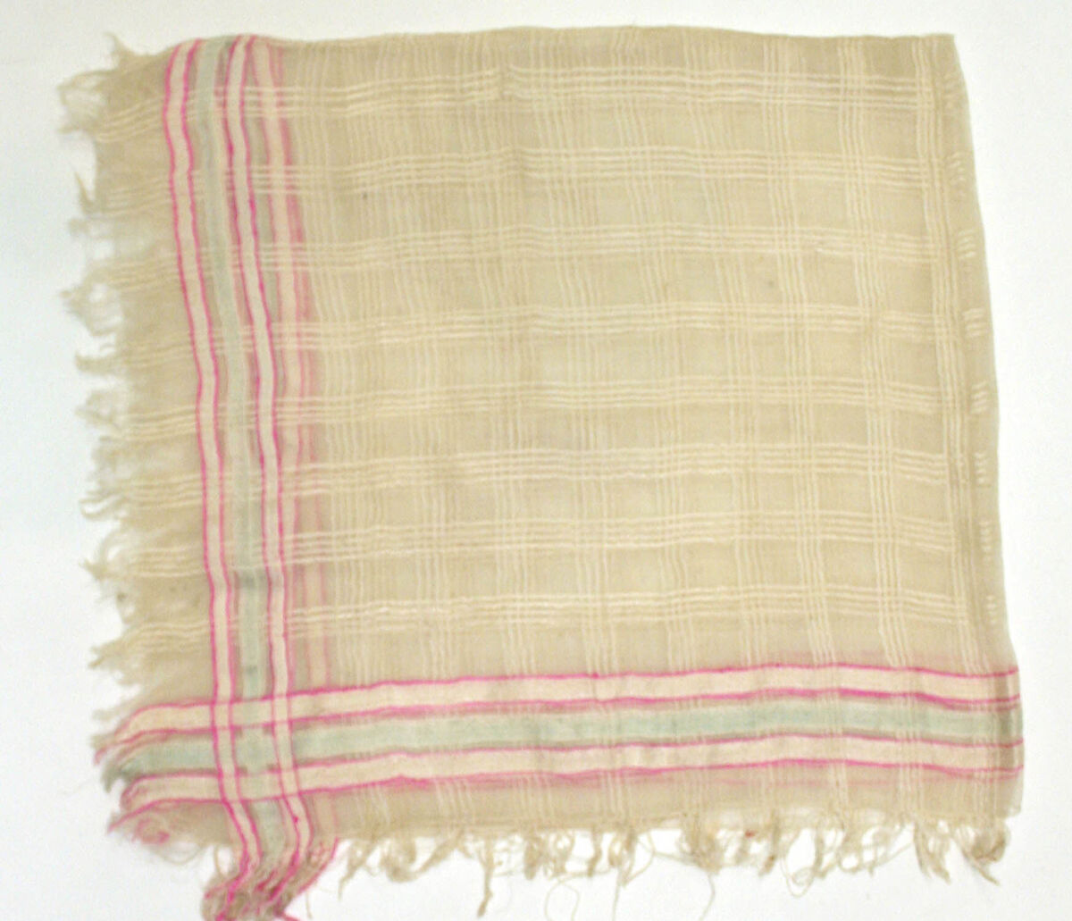 Wedding ensemble, silk, cotton, metallic thread