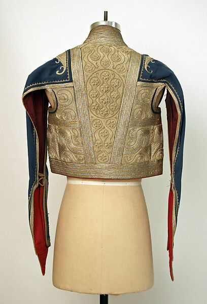 Ensemble, wool, metallic, leather