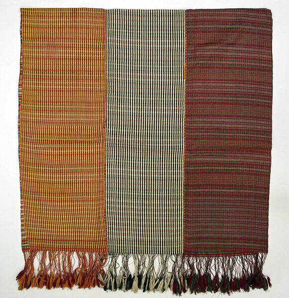 Ensemble, wool, metallic, leather