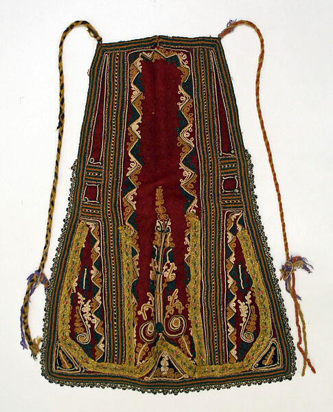 Apron, wool, probably Albanian 