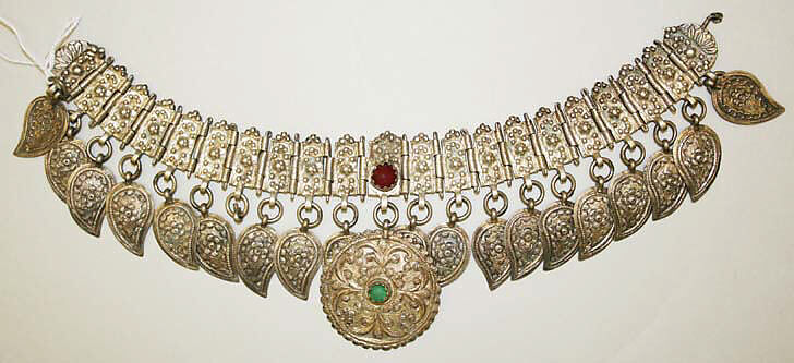 Ensemble, wool, leather, metal, cotton, silk, Greek (Attic)