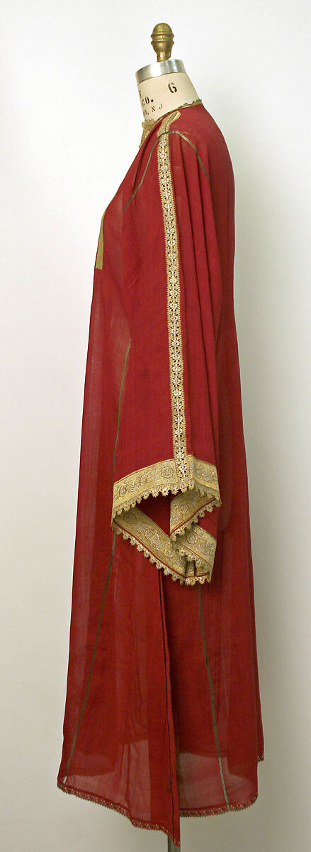 Underdress, silk, metal thread, Greek