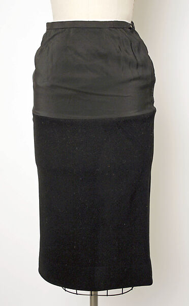 Ensemble, House of Balenciaga (French, founded 1937), wool, silk, French