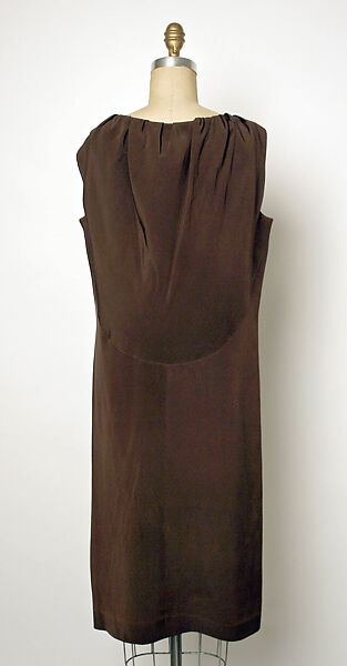 Cocktail dress, House of Balenciaga (French, founded 1937), silk, French