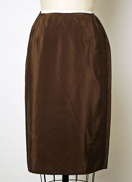 Evening dress, House of Balenciaga (French, founded 1937), silk, French