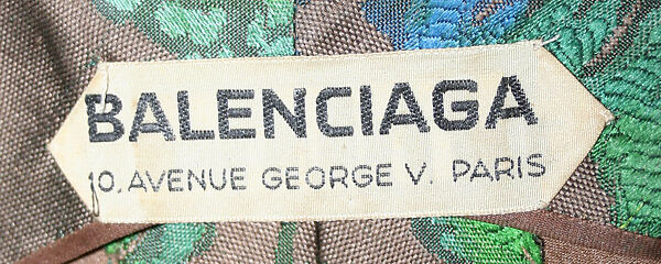 Cocktail dress, House of Balenciaga (French, founded 1937), silk, French