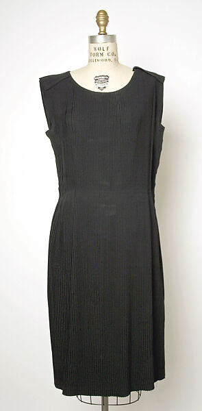 Cocktail dress, House of Balenciaga (French, founded 1937), silk, French