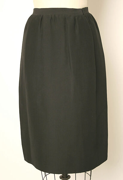 Cocktail dress, House of Balenciaga (French, founded 1937), wool, French