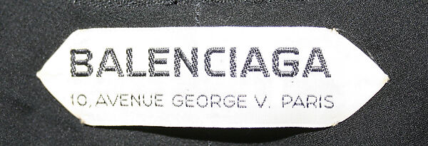 Cocktail dress, House of Balenciaga (French, founded 1937), wool, French