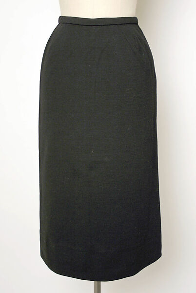 Ensemble, House of Balenciaga (French, founded 1937), wool, French