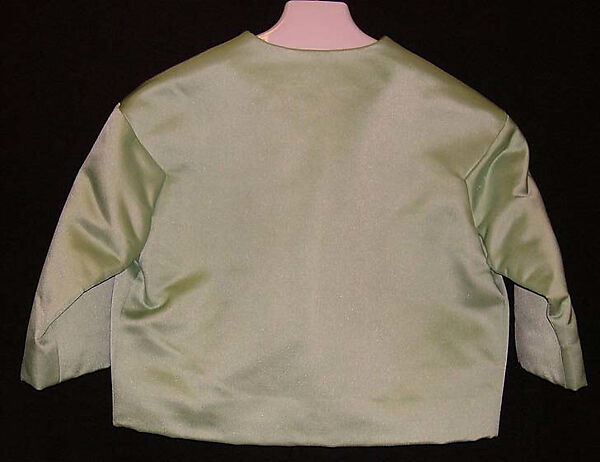 Evening ensemble, (a–d) House of Balenciaga (French, founded 1937), silk; (a-d) glass beading, metallic thread, French