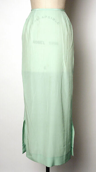 Evening ensemble, (a–d) House of Balenciaga (French, founded 1937), silk; (a-d) glass beading, metallic thread, French