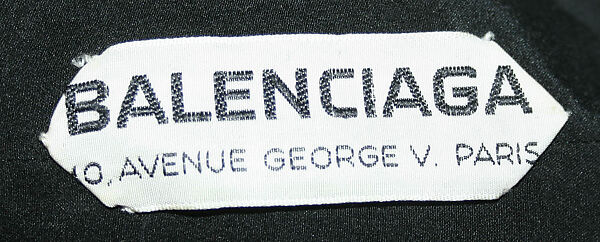 Evening dress, House of Balenciaga (French, founded 1937), [no medium available], French