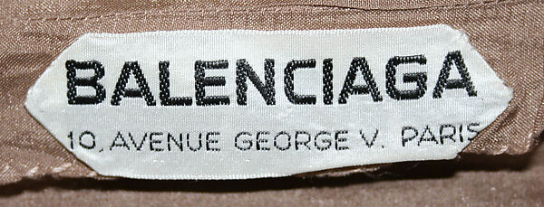 Cocktail dress, House of Balenciaga (French, founded 1937), silk, cotton, glass, plastic, French