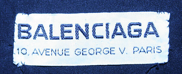 Evening ensemble, House of Balenciaga (French, founded 1937), cotton, silk, French