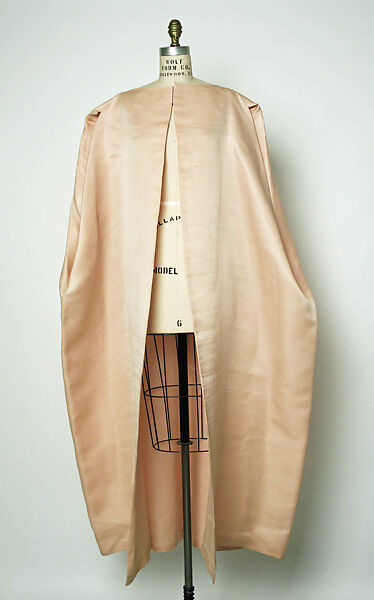 Evening coat, House of Balenciaga (French, founded 1937), silk, Spanish 