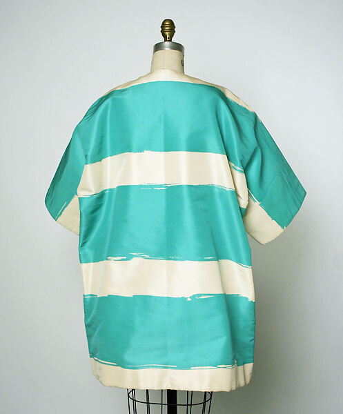 Evening coat, House of Balenciaga (French, founded 1937), silk, French