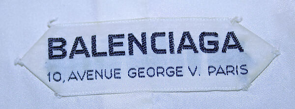 Evening dress, House of Balenciaga (French, founded 1937), silk, French